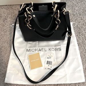 Michael Kors Cynthia Satchel Black
